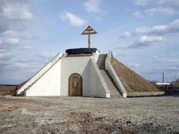 Церковь в честь горы Голгофа в  районе Лесного Городка, Кемеровская область